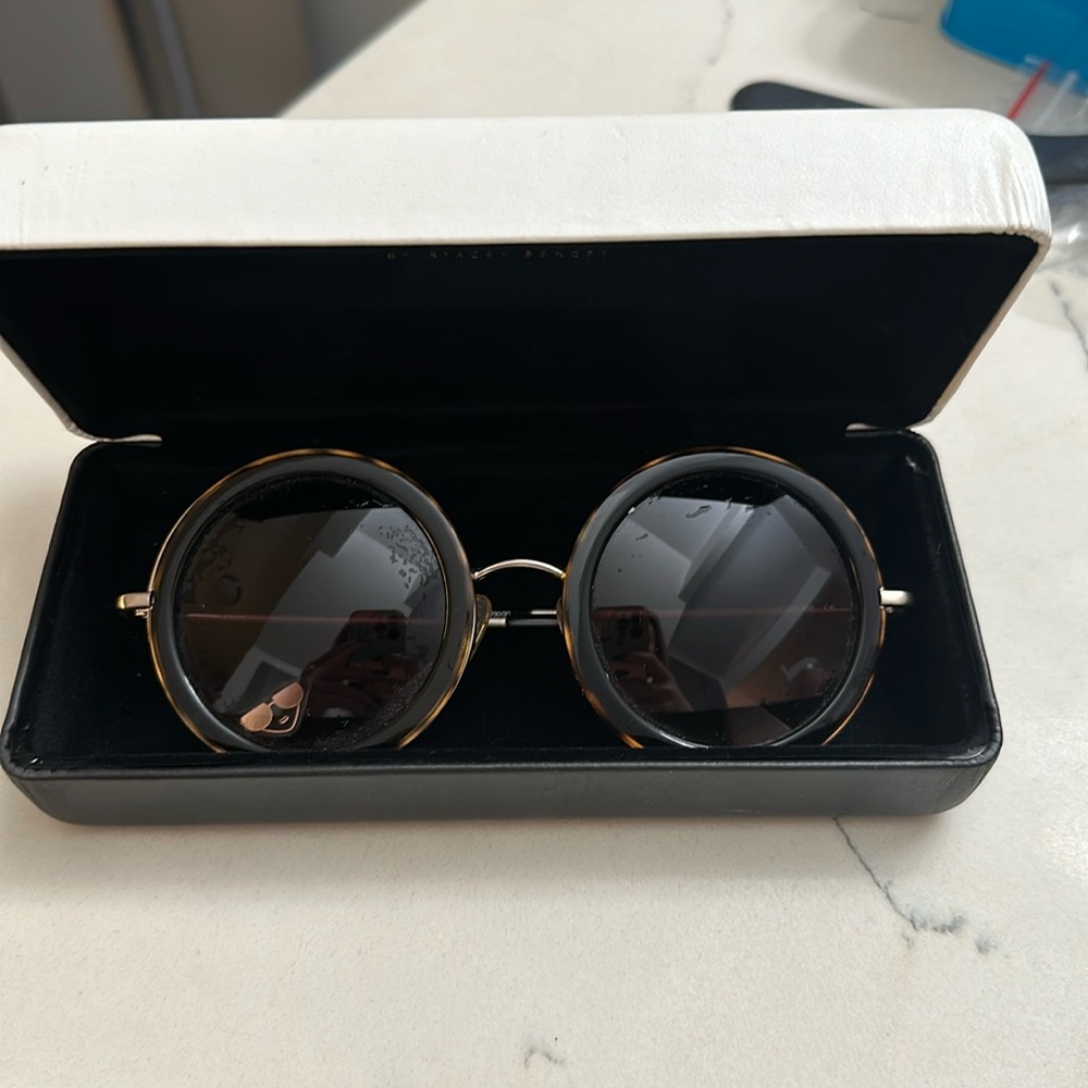Alice and Olivia Round Sunglasses